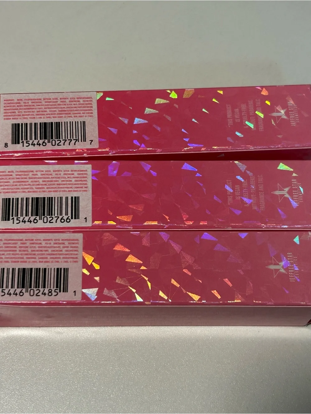 Jeffree Star Magic Star Concealer lot of three Orange C15.25 C22